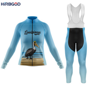 <span class=keywords><strong>Pantaloni</strong></span> e maglia da ciclismo HIRBGOD da <span class=keywords><strong>donna</strong></span> a maniche lunghe Usa magliette da ciclismo con Design animale pantaloncini da bicicletta da <span class=keywords><strong>donna</strong></span> - Product Image 3