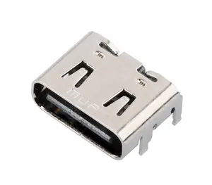 MUP 6PIN USB TIPO C conector PCB toma de carga conn para desgaste inteligente lector USB SMT de una sola fila gran oferta en India Israel Egipto