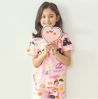 Conjunto de pijamas de algodón para bebés, primavera y verano