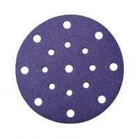 Papier abrasif, disque abrasif de 150 mm, disque abrasif violet