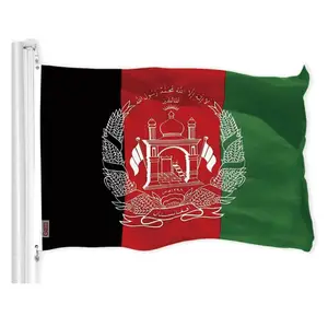 Islamische Republik Afghanistan Staats-und Kriegs flagge 3 X5 Ft Fuß 100% Polyester 100D Flagge UV