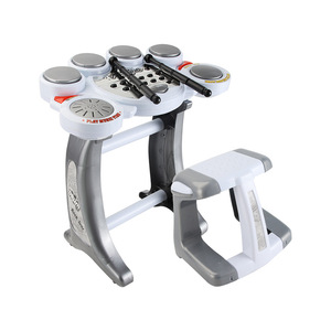 Juego de Batería Electrónica Musical para Niños al por Mayor con Silla, Juguete de Batería para Niños Pequeños, Instrumento Musical para Jugar y Aprender - Product Image 1