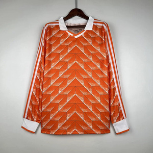 Bán buôn 1988 dutchs nhà đi Retro bóng đá Jersey Orange <span class=keywords><strong>Netherlands</strong></span> elftal Áo sơ mi cổ điển gullit van basten bóng đá Jersey - Product Image 2