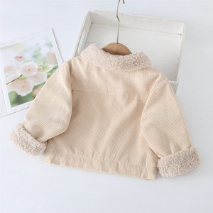 Giacca Invernale Trapuntata in Stile Coreano, in Velluto a Coste Ecologico e Traspirante, Cappotti per Bambini e Bambine - Product Image 4