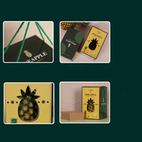 Carton ondulé écologique personnalisé légumes fruits ananas emballage boîte-cadeau avec gaufrage et échantillon gratuit