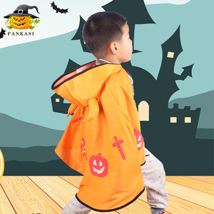 Disfraz de diablo para niños Pankasi, capa negra con cuernos y tridente, traje de fiesta de cosplay de Halloween para 8-13 años - Product Image 2