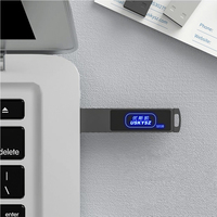 En venta Led LOGO marcapáginas USB 2,0 3,0 stick 1GB 2GB 4GB 8GB 16GB 32GB 64GB 128GB unidad flash USB al por mayor