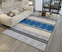 Tapis moderne en laine et soie, grande taille, personnalisable, confortable, à poils longs, antidérapant, pour avion