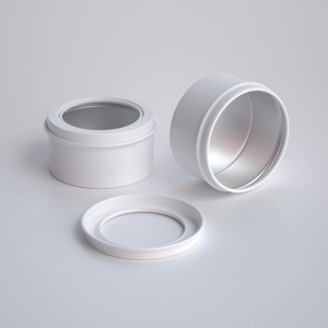 Envase Redondo de Aluminio para Polvos Cosméticos, 120 ml, Color Personalizable, Tapa de Rosca, Envase de Grado Alimenticio - Product Image 3