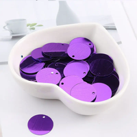 Échantillon gratuit de paillettes plates en vrac de décoration de mariage en PVC PET coloré multiple pour l'artisanat