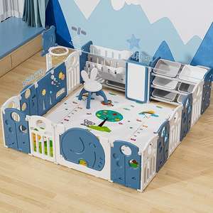 <span class=keywords><strong>Parc</strong></span> pour <span class=keywords><strong>bébé</strong></span> <span class=keywords><strong>pliable</strong></span> de sécurité, design moderne, usage domestique et commercial, prix d'usine - Product Image 3