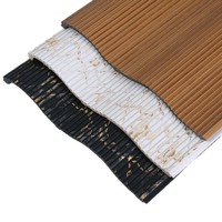 Panel Dinding Grille Busa PS, Papan Dekoratif Tahan Air, Pelapis Interior, Dinding Latar TV, Renovasi Rumah