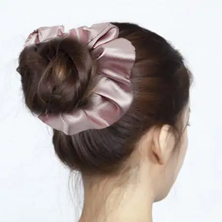 The New Elastic Hair Band Scrunchies Silk Hair Ties Fancy Hair Accessories For Women