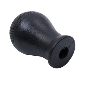 Pommeau de levier de vitesse Mazda en cuir noir, transmission manuelle, accessoire ergonomique pour l'intérieur de la voiture - Product Image 1