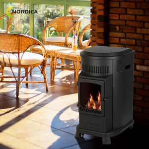 Cast Iron Technology 3.4 Kw Red Indoor Portable Gas Heater Mobile Stove Fh-708 Portable Gas Heater - Product Image 6