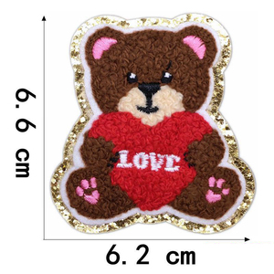 Parches de Chenilla Personalizados con Tema de San Valentín, con Diseño de Cupido y Carta de Amor, para Planchar en la Ropa - Product Image 4