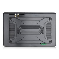 Ordinateur industriel embarqué 10,1 pouces X86 J1900 J4125 J6412 I3/i5/i7 WIN7/8/10/11 avec écran tactile résistif, SSD, 4 Go de RAM DDR4