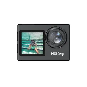 HDKing D68VA çift ekran spor kamera 4K Wifi su geçirmez kask eylem kamera