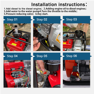 Bán Buôn 4 Inch Điện Bắt Đầu Diesel Máy Bơm Nước Diesel Thủy Lợi Máy Bơm Nước Ly Tâm Bơm Diesel - Product Image 5