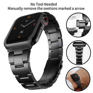Aucun outil nécessaire <span class=keywords><strong>Bracelet</strong></span> en <span class=keywords><strong>acier</strong></span> inoxydable <span class=keywords><strong>Bracelet</strong></span> réglable pour <span class=keywords><strong>Apple</strong></span> <span class=keywords><strong>Watch</strong></span> 8 7 49mm iWatch Serie <span class=keywords><strong>SE</strong></span> 41/45mm 44/40mm <span class=keywords><strong>Bracelet</strong></span> de montre - Product Image 2