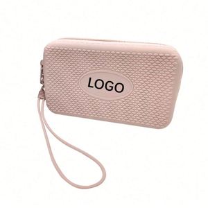 Sac de maquillage en silicone écologique à suspendre, pliable, motif bonbons, avec fermeture éclair, idéal pour les voyages - Grande Vente - Product Image 6