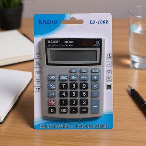 Calculadora Electrónica Kadio KD-100B de 12 Dígitos para Oficina y Escritorio - Product Image 3