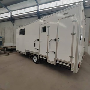 Oficina Móvil para Obras de Construcción, Remolque de Oficina Tipo Caravana, Contenedor de Oficina con Ruedas para Exteriores - Product Image 2