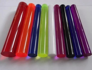 לנדו במפעל סיטונאי 0.5 "יציקת צבע חלקי פלסטיק לא סדיר מוט זוהר - Product Image 4