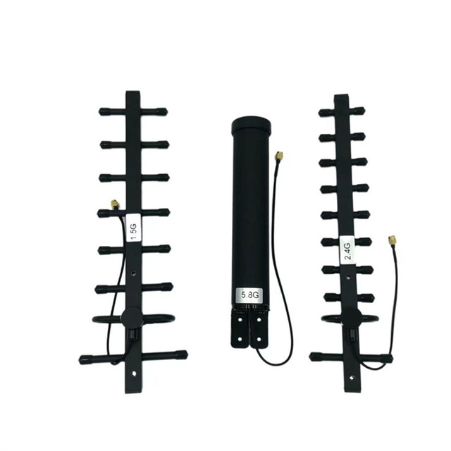High Gain Yagi 1.5G/2.4G/5.8G/1.2G/900M 10/16dBi Long Range Anti Drone Antenna SMA Connector