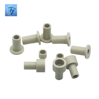Manchon à bride en PTFE PEEK résistant à la corrosion pour sonde de capteur chimique, électrode, tube d'isolation – Fabricant OEM ODM
