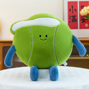 Set de Peluches de Raqueta de Tenis - Adorable Muñeco de Compañía Reconfortante, Regalo de Peluche Suave para Aficionados al Deporte - Product Image 2