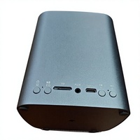 Boîtier d'enceinte Bluetooth en aluminium anodisé et acier inoxydable usiné CNC de précision, personnalisé OEM