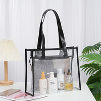 Vente en gros de sac fourre-tout transparent holographique laser radium personnalisé Sac cadeau tendance en plastique TPU coloré