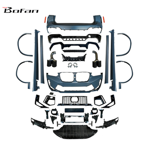 Kit carrosserie style X3M pour BMW <span class=keywords><strong>X3</strong></span> G01 LCI <span class=keywords><strong>2021</strong></span>+ Pare-chocs avant Diffuseur arrière Jupes latérales Ajustement direct ABS Noir brillant - Product Image 2