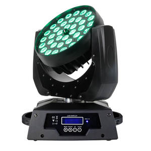 Luz led de cabeza móvil 6 en 1, 36x18w, rgbwa, iluminación uv para escenario, precio de fábrica - Product Image 1