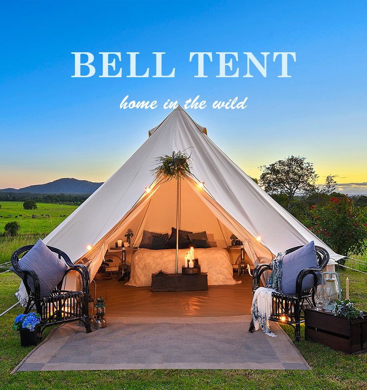 ぱっくんCamping with Soul BELL TENT 450 Evening-bell-tent-small-
