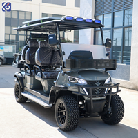 Voiturette de golf électrique haute performance 6 places, batterie lithium, tout-terrain, rehaussée, pour ferme et chasse, directement de l'usine