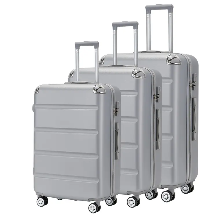 Новый дизайн 20 "24" 28 "Жесткий Чехол для багажа дорожный комплект багажа 3 ABS тележка сумка чемодан наборы для багажа