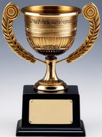 Trophées et médailles en métal poli personnalisés et durables, impression numérique, gravure à l'ombre pour les sports, badminton, football, soccer, coupe pyramide