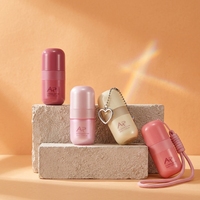 키체인 30ml/50ml 스킨케어 세럼 화장품 포장 스프레이 병 투명 PET 본체 PP 캡 펌프 스프레이어 스크린 인쇄
