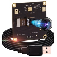 Módulo de Cámara USB Mini ELP de 13 Megapíxeles con Autoenfoque y Micrófono para PC, Transmisión en Vivo y Escaneo de Documentos
