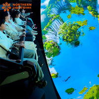 Cine Volador 3D Inmersivo sin Gafas para Parques Temáticos, Teatro Volador Profesional en Venta, Simulador de Vuelo de Realidad Virtual