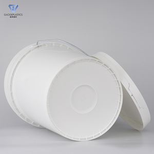 Assurance commerce Seau rond en plastique de 20L imprimé sur mesure avec poignée et couvercle en métal Série de seaux et barils de tambours du fabricant - Product Image 5