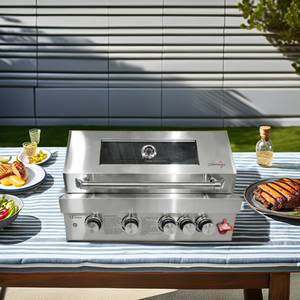 <span class=keywords><strong>Barbecue</strong></span> de table de luxe en acier inoxydable 304, gaz naturel GPL, 66 000 BTU, pour jardin, 32 à 36 pouces - Product Image 2