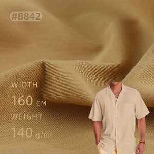 Vải áo sơ mi công sở, quần âu, áo khoác chất liệu cotton chải kỹ, dày dặn 8842, mật độ cao 40*32, dệt kiểu <span class=keywords><strong>twill</strong></span>, đã qua xử lý giặt mềm, dành cho Châu Phi, Ấn Độ, Việt Nam. - Product Image 1