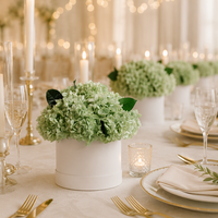Centre de table de mariage Lovebay Home, arrangement de fleurs d'hortensia préservées, hortensia véritable longue durée, arrangement éternel prêt à offrir