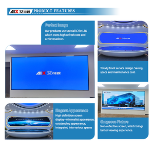 China Factory HD P1.2 Pantalla LED ultrafina para interiores Panel de pared de video fijo Tiendas minoristas Centros comerciales Exposiciones - Product Image 3
