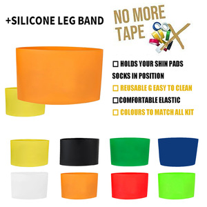 Parastinchi della gioventù delle donne degli uomini con le cinghie della presa del Silicone per il calcio l'attrezzatura di <span class=keywords><strong>plastica</strong></span> di protezione con il Logo stampato antiscivolo - Product Image 2