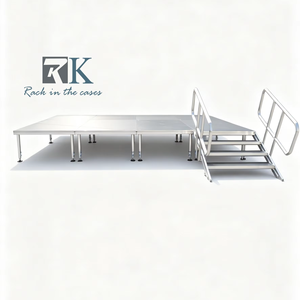 เวทีพกพาอลูมิเนียมอัลลอยด์แบบพับได้ ปรับระดับขาได้ สำหรับงานคอนเสิร์ต - Product Image 1