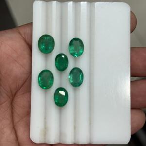 Émeraude zambienne naturelle, taille libre, lot de 6 pièces, vente en gros pour la fabrication de bijoux et autres usages - Product Image 4
